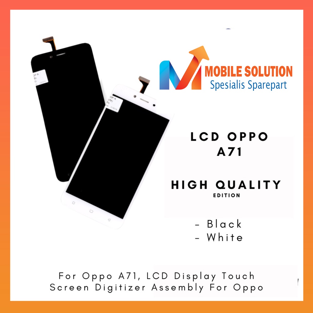 Grosir LCD Oppo A71 ORIGINAL 100% Fullset Touchscreen - Parts Kompatibel Dengan Produk Oppo Garansi 1 Bulan + Packing / Bubbel