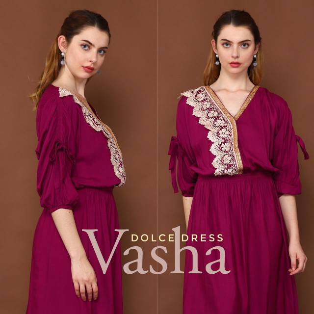 Daster Arab Dolce VASHA Long Dress Rayon