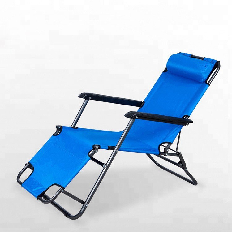 Kursi Lipat Santai Berjemur Lounge Chair Royal Blue