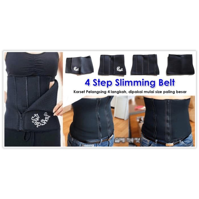 Korset 4 Step Shaper Original Pelangsing Pembakar Lemak 4 Step Level