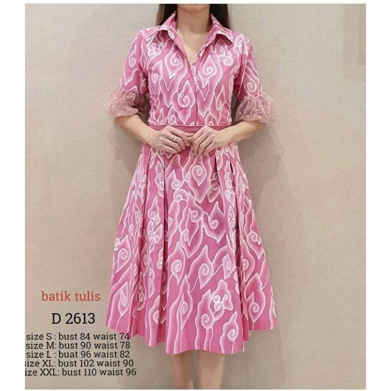 dress batik tulis