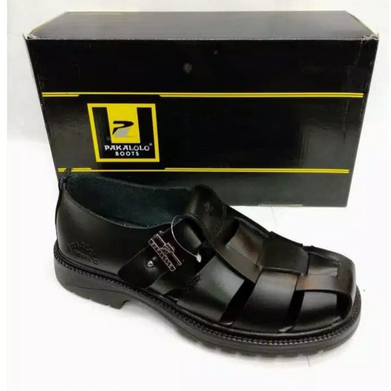 sepatu sandal ketupat PAKALOLO kulit original 8705