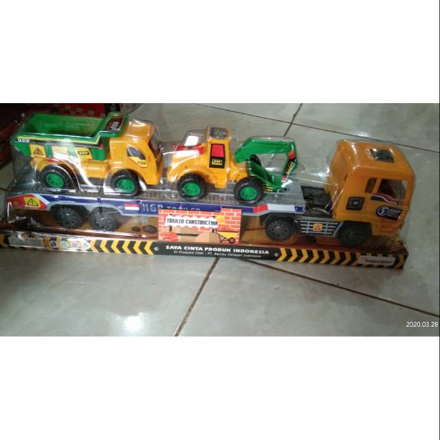 Truk mainan/Trailer CONTRUCTION