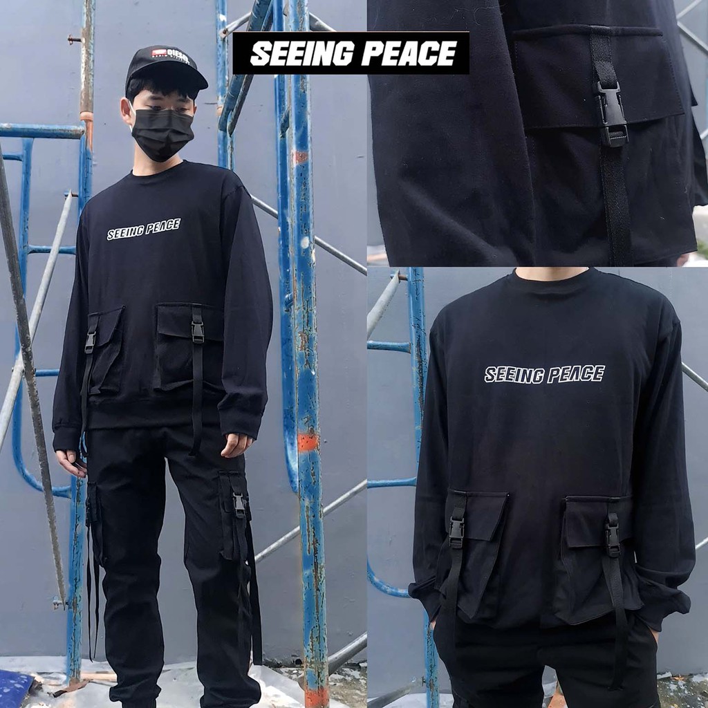 Geso x Seeing Peace - Oversize Sweater One Tone