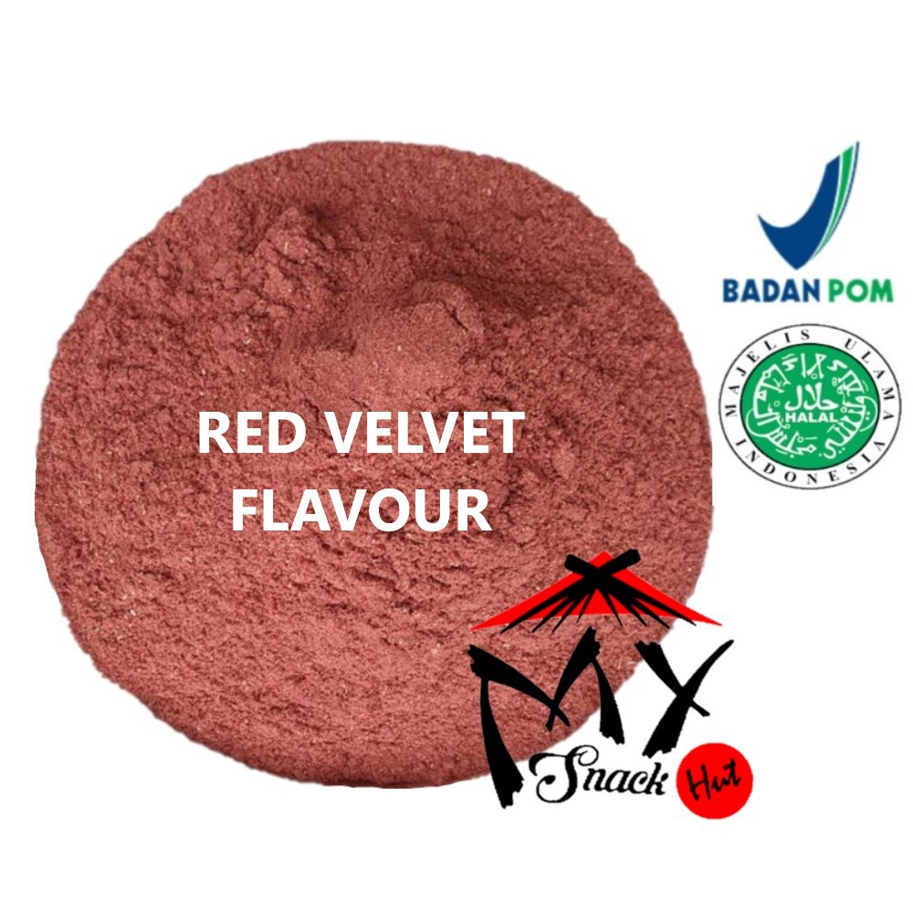 RED VELVET FLAVOUR POWDER 50GR - BIANG PERISA REDVELVET FLAVOR - BUBUK ...