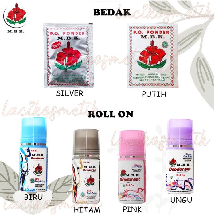 ✨LACIKOSME✨ MBK DEODORANT BEDAK SUPER SILVER PUTIH - DEODORANT ROLLON BEDAK KETIAK