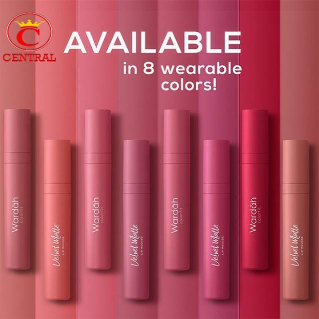 Wardah Colorfit Velvet Matte Lip Mousse/centraltrenggalek