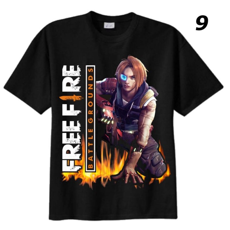BAJU FF ANAK LAKI LAKI FREE FIRE FF DISTRO KAOS ANAK LAKI LAKI ATASAN ANAK LAKI LAKI (BISA COD)