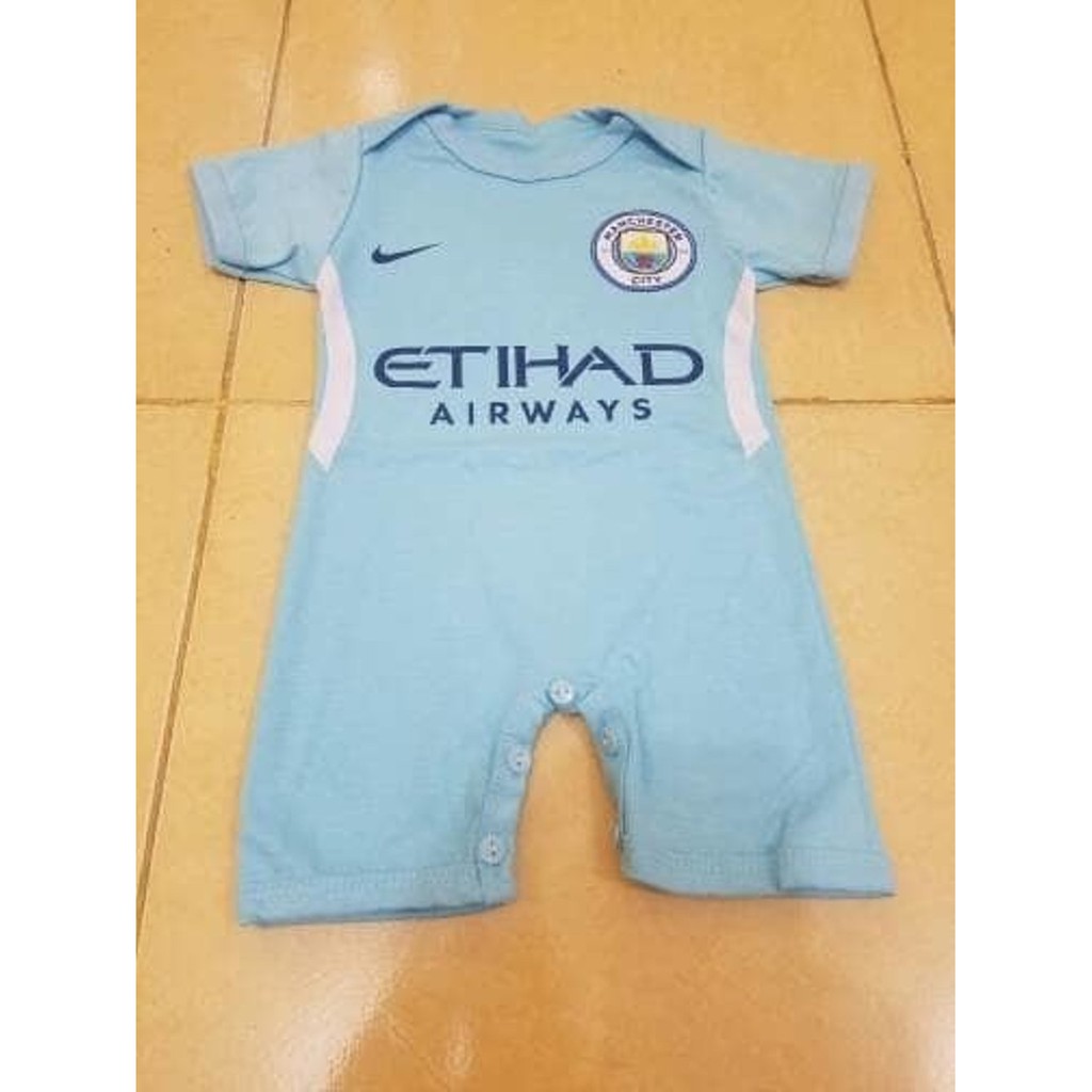 Promo BAJU BOLA BAYI - BABY JUMPER MANCHESTER CITY HOME MUSIM 2017 - 2018