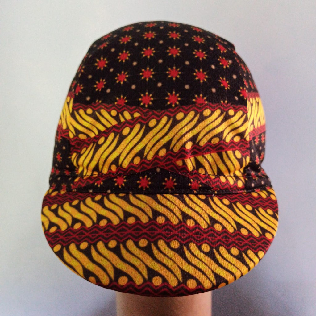 TOPI SEPEDA CYCLING CAP BATIK