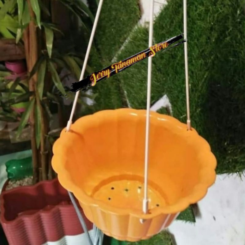 jual pot gantung-pot gantung mewah nkt uk 20-pot warna warni