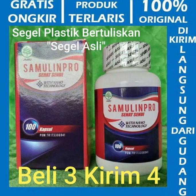 

BISA COD Obat Nyeri Sendi Original Samulinpro Herbal Halal MUI Resmi BPOM /OBAT HERBAL ASAM URAT/OBAT HERBAL PELANGSING/OBAT HERBAL KOLESTEROL/OBAT HERBAL DIABETES