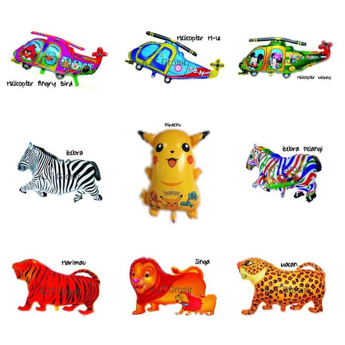 Balon Gas /Foil / Balon Terbang