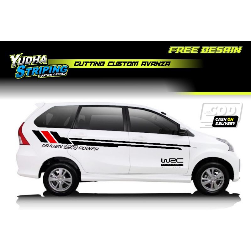 STICKER CUTTING CUSTOM MOBIL AVANZA & XENIA