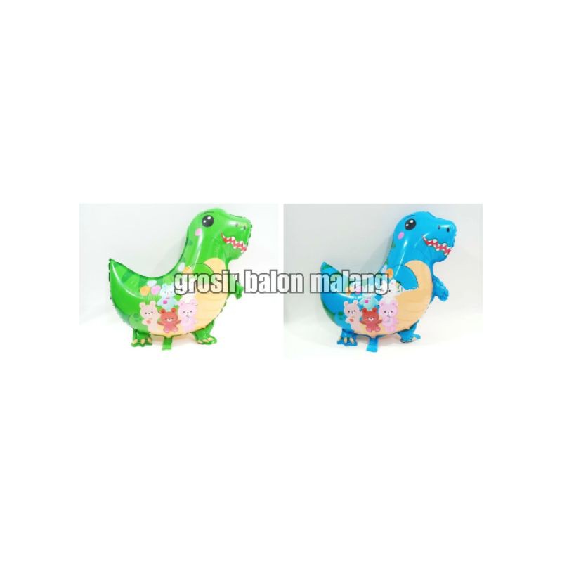 balon foil hewan dinosaurus motif bear