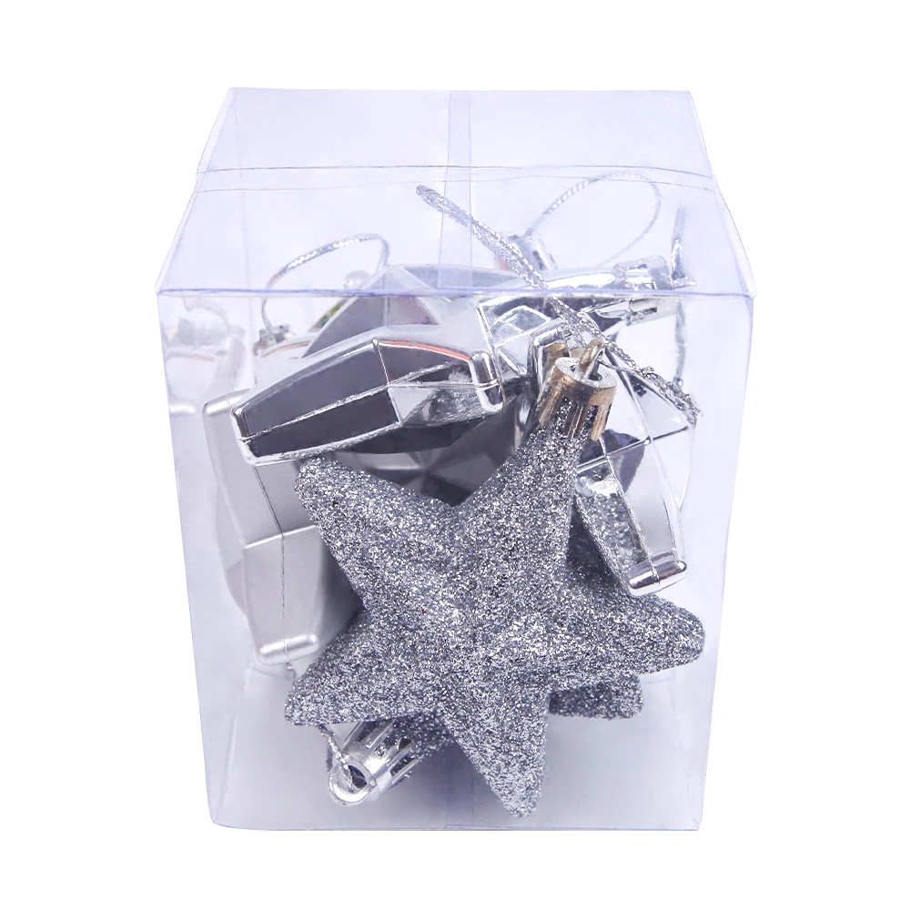 7Cm Three-Dimensional Plastic Five-Pointed Star Set Box