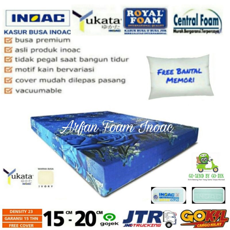 Kasur Busa INOAC 200x160x30 EON D23 Garansi 10 Tahun