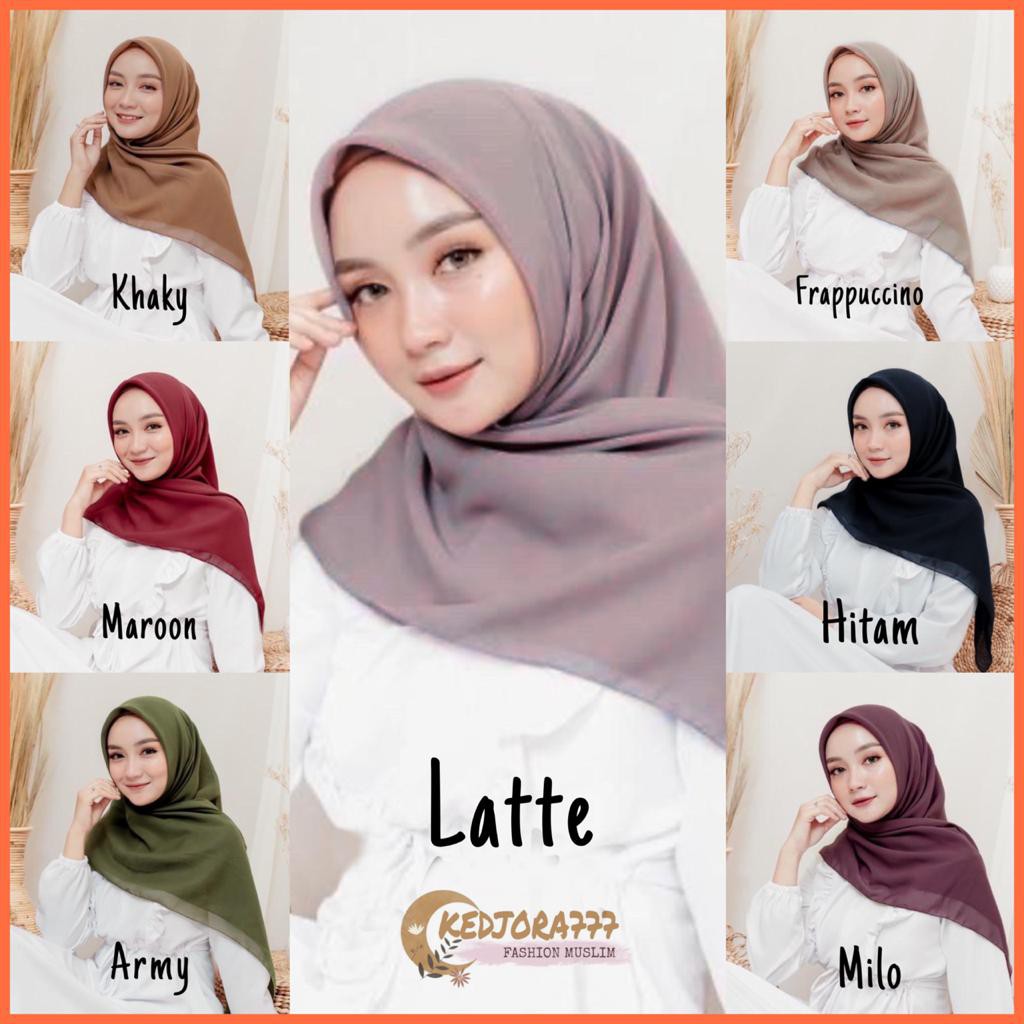 BELLA SQUARE "WARNA PART 1" HIJAB SEGIEMPAT / KERUDUNG POLYCOTTON
