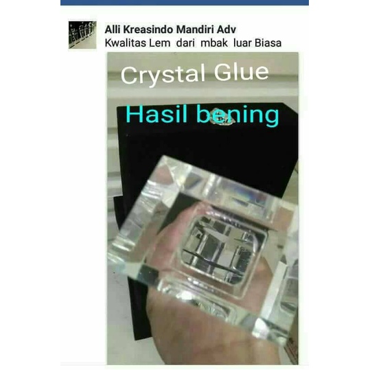 

perekat-pengikat- lem akrilik crystal glue kualitas super -pengikat-perekat.