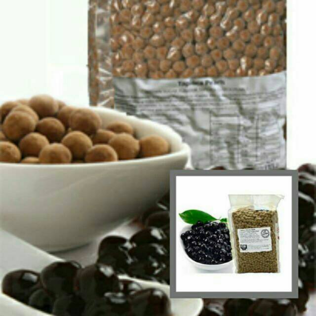 

Bubble tapioka bubbledrink plain warna hitam