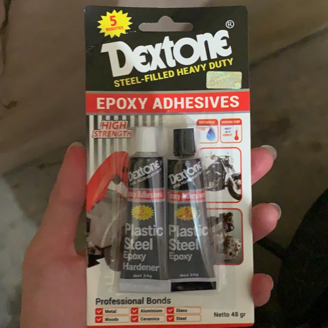 

Lem Steel/Besi DEXTONE 5 MENIT 48 gr
