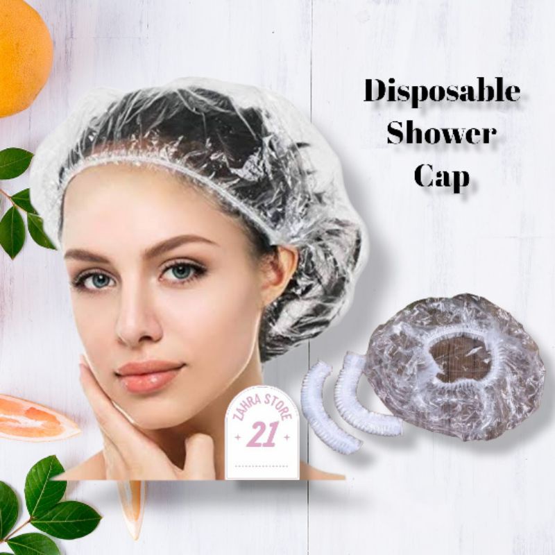ZahraStore21 Shower Cap Topi Mandi WaterProof