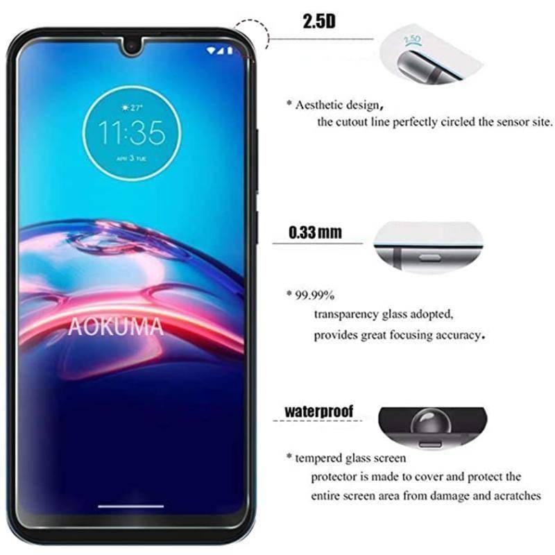 1pc Pelindung Layar Tempered Glass Untuk Motorola Moto G 5 5S 6 7 8 9 Plus Play Power Lite Moto G60S 4G