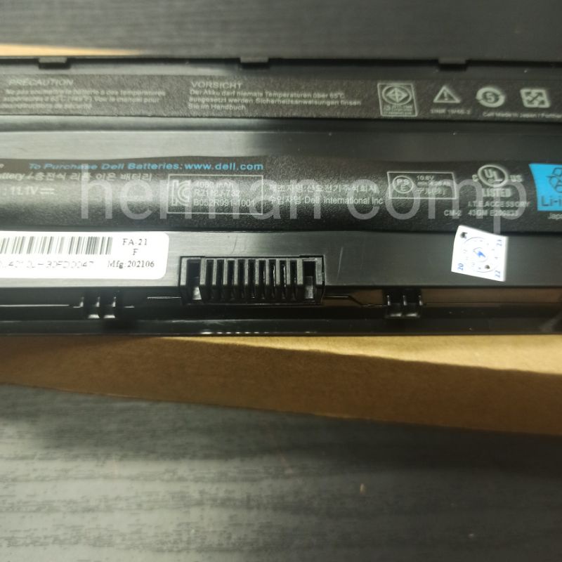 Original Baterai Dell Inspiron 13R 14R N4010 N4050 N3010 N4110 J1KND
