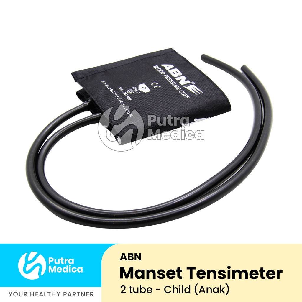 ABN Manset Tensimeter 2 Selang Anak / Nylon Cuff / Sparepart Tensimeter