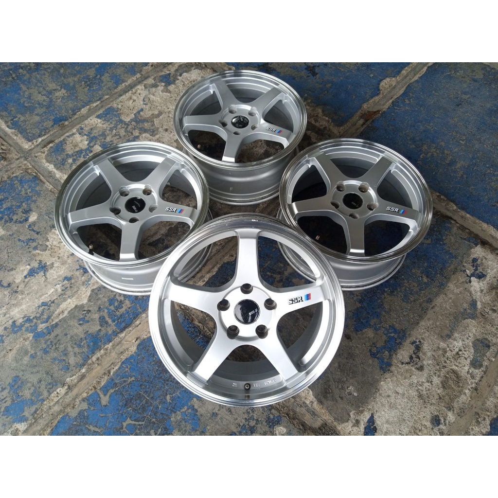 velg seken murah bekas type ssr ring 16x7 pcd 5x114 seken bekas murah second geratis ongkir velg bek