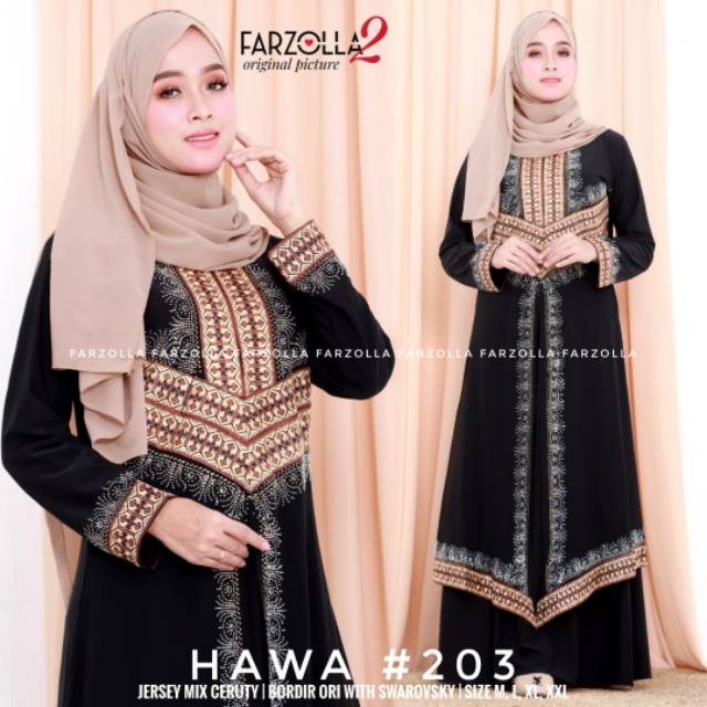 Gamis abaya turkey hawa#203 //farzola