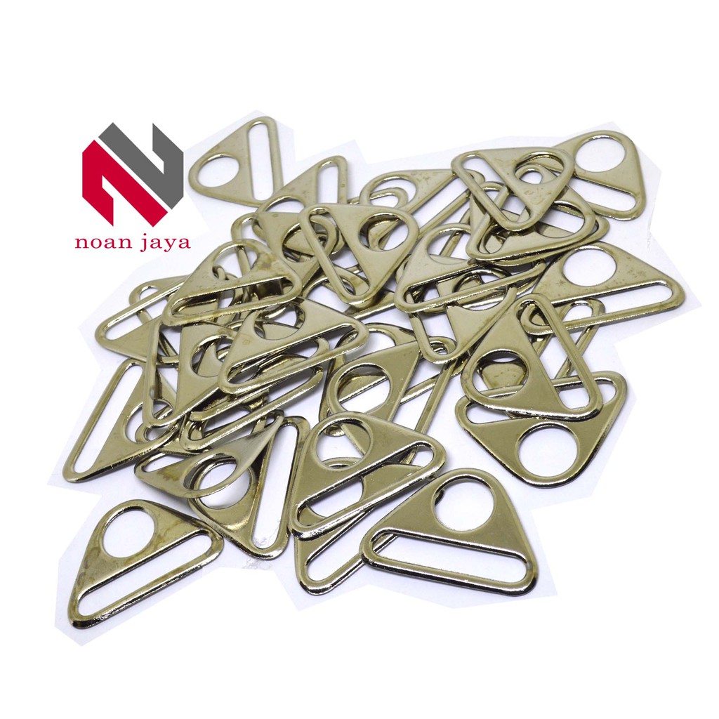 

RING SEGITIGA TAS UKURAN 3.8 CM PER 12 PCS WARNA NIKEL SG3 3.8 NK