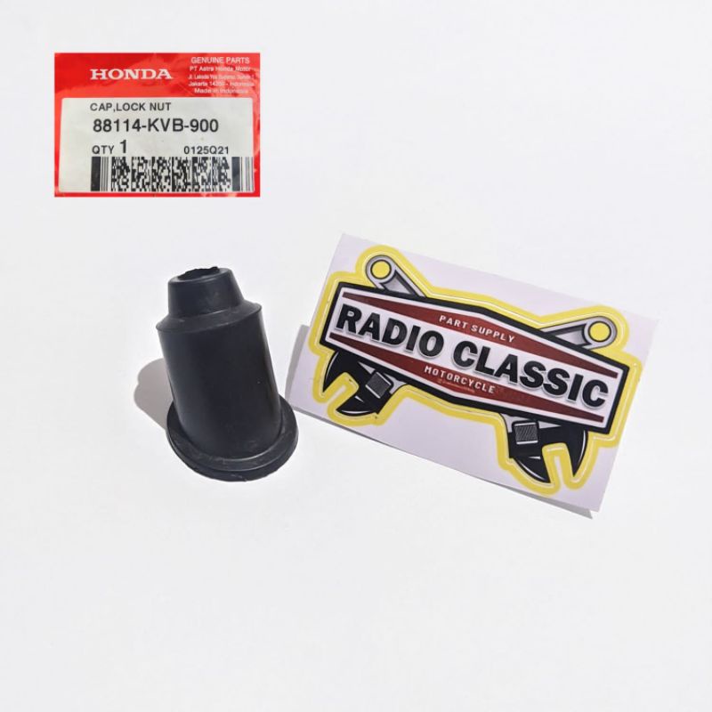 CAP LOCK NUT KARET PENUTUP MUR SPION ALL HONDA ORI AHM 88114KVB900