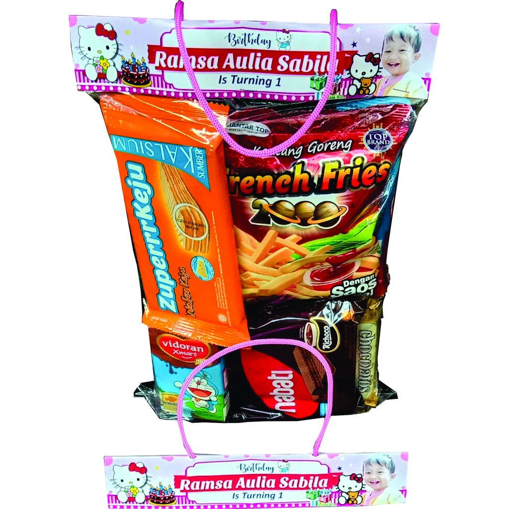 

GOODIE BAG - LABEL PLASTIK SNACK / JAJAN ULANG TAHUN