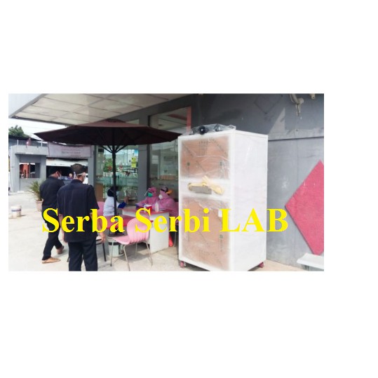 Swab Chamber /Swab Cember Akrilik Ruang Medis Dokter / Bilik SWAB PCR