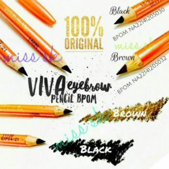 pensil alis viva eyebrow pencil viva Queen ORIGINAL