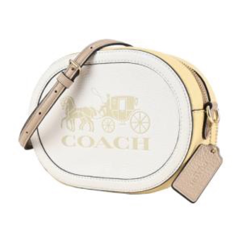 CAMERA BAG IN COLORBLOCK WITH HORSE AND CARRIAGE (C4056)