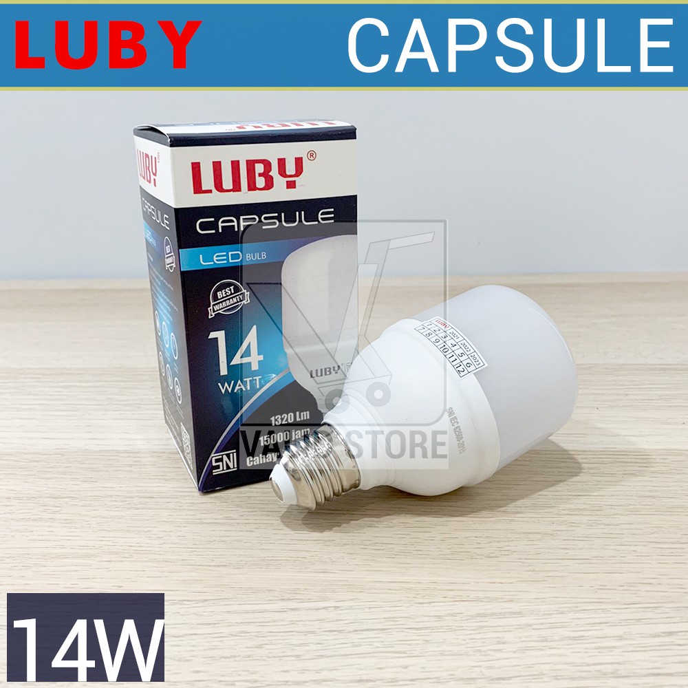 Luby Capsule Lampu Led 14W / 14 Watt