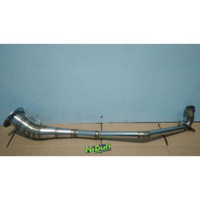 Pipa leher knalpot stainless Supra x125