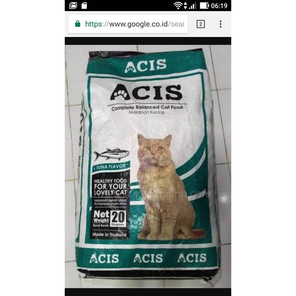 Promo Cat food acis tuna 20kg Murah