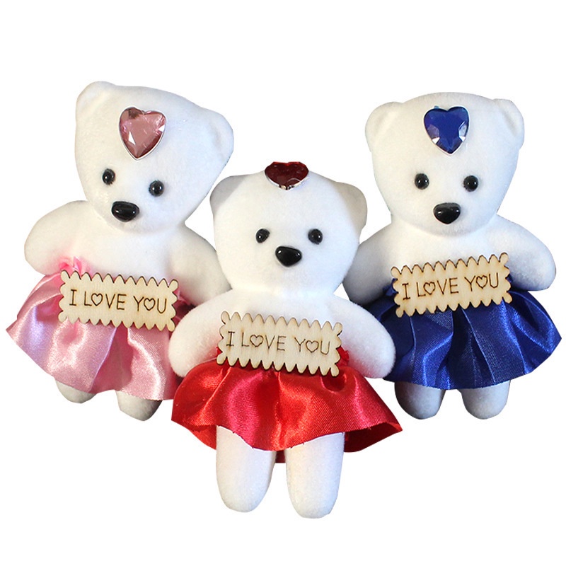 Khatinstore Boneka Beruang Bunga Bouquet / Wisuda / Lulus / Kelulusan / Bear / BS / Import / Love / Rok Mini / I Love You / Kualitas Baik / Bagus / Terbaik