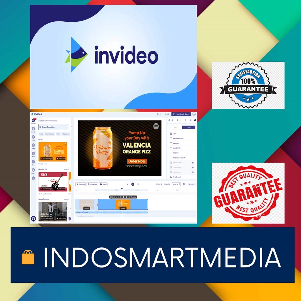 Invideo Premium Unlimited Lisensi Lifetime
