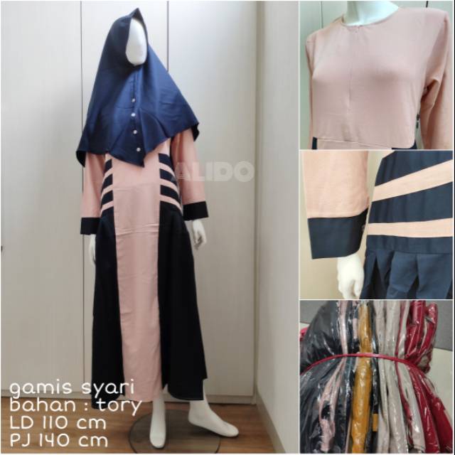 Gamis Syari 5002 / Gamis Syari Tory / Gamis Syari Jumbo / Gamis Syari Modern