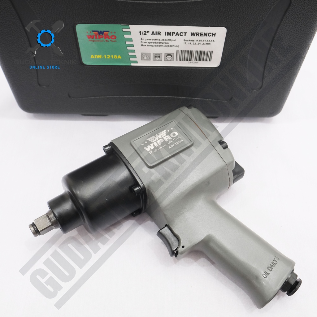 Air Impact Wrench 1/2&quot; WIPRO AIW1218A / Alat Buka Pasang Baut AIW 1218A