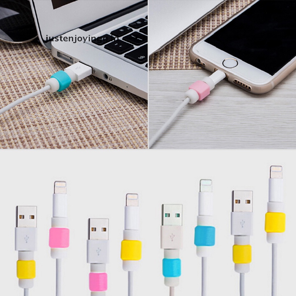 1pc Pelindung Kabel Charger Lightning Untuk Apple iPhone 1pc Pelindung Kabel Charger USB Untuk Apple iPhone