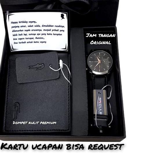 

COD✔️HAMPERS COWOK EDISI FULL BLACK (HARD BOX PREMIUM)|KD6