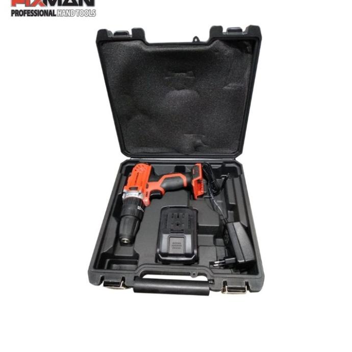 +++++] MESIN BOR Tanpa Kabel/CORDLESS DRILL 20V SET FIXMAN R7002-2B