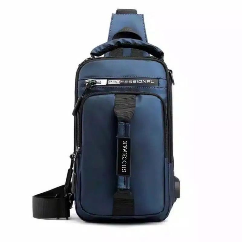 Sling bag Tas Selempang Distro Asoka SHOCKWAE (bisa ransel)