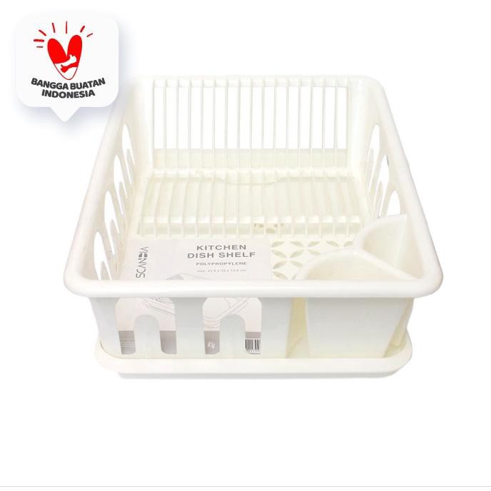 Jual JYSK Rak Piring Dish wash rack olivia white Shopee Indonesia
