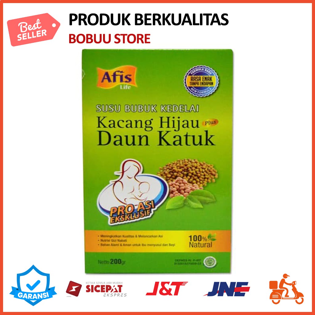 

AFIS Sari Bubuk Kedelai+ Kacang Hijau, Pelancar ASI, Minuman Herbal O2Y5